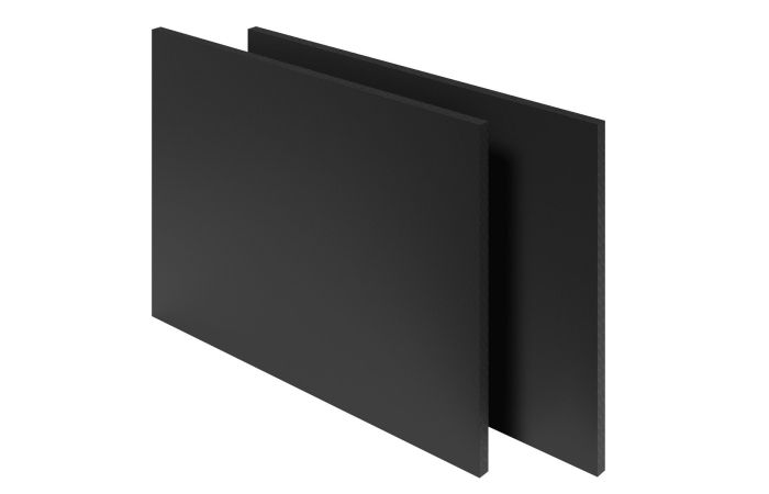 Blauwschild HPL plaat zwart (Ral 9005) 