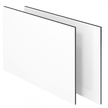 Blauwschild ACP Print 2500mm x 1500mm x 3mm White 0,20mm - op maat met rest
